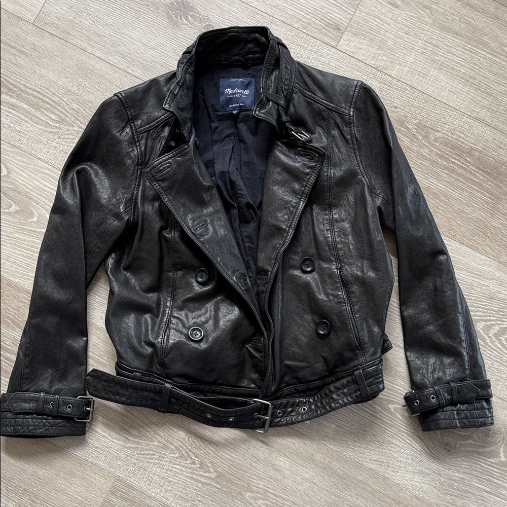 Madewell Leather Jacket Women’s Large